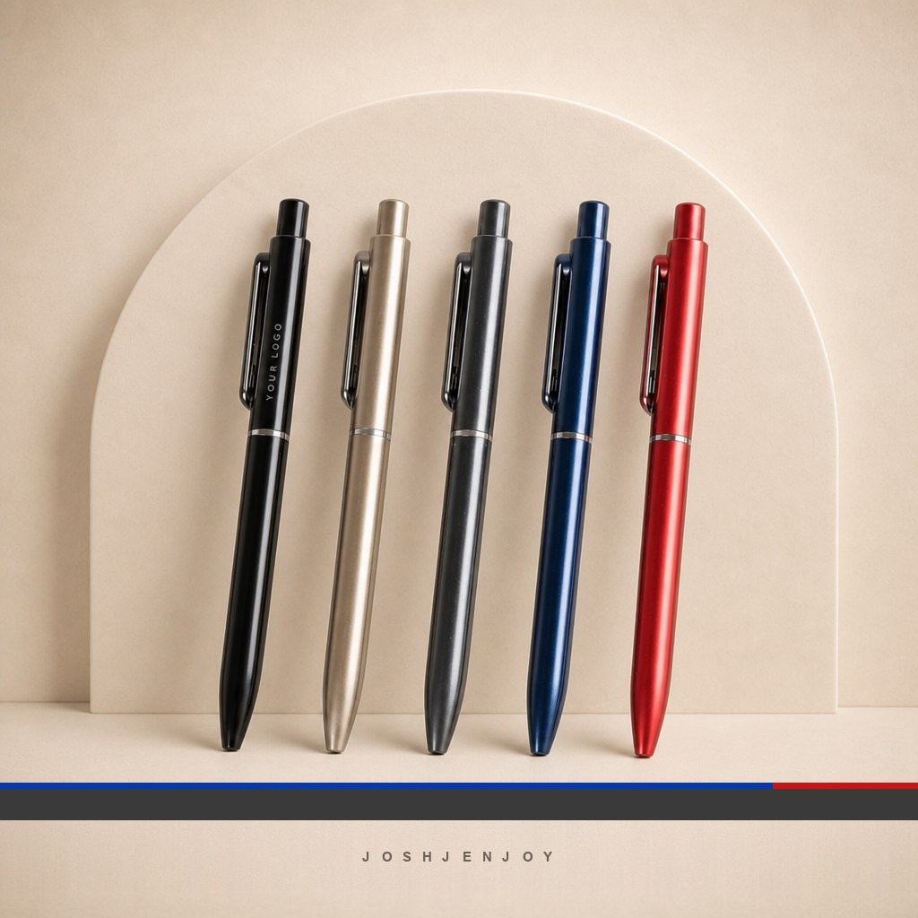 Capped Metal Ballpoint Pen