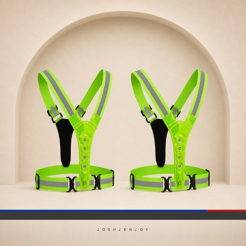 LED Reflective Harness Belt