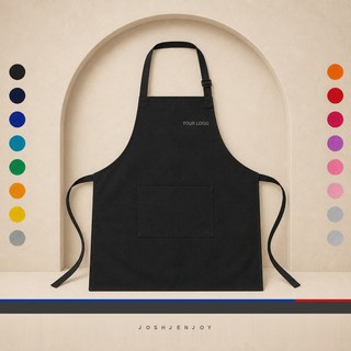 Bib Apron with Front Pocket