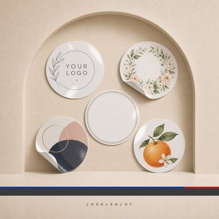 Round Full-Color Sticker Labels