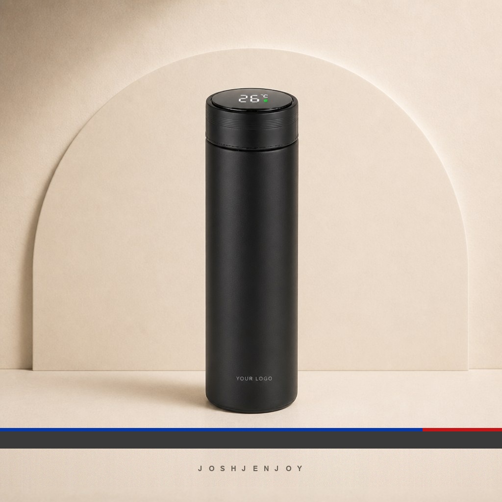 Thermal Insulated Tumbler with Temperature Display