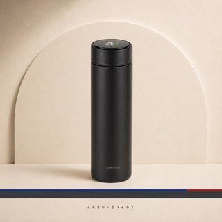 Thermal Insulated Tumbler with Temperature Display