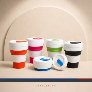 Collapsible Silicone Cup with Lid