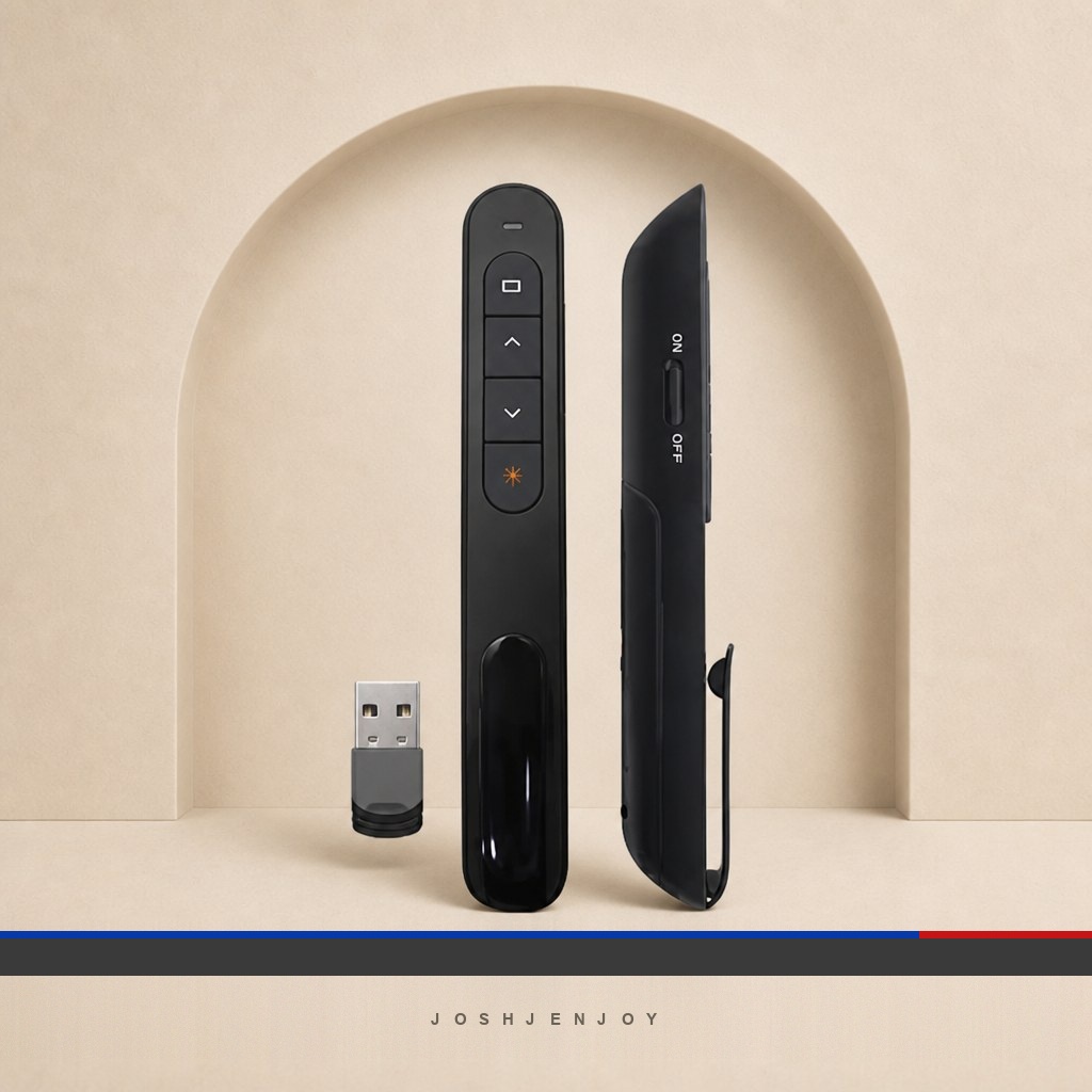 Black Laser Presenter Remote
