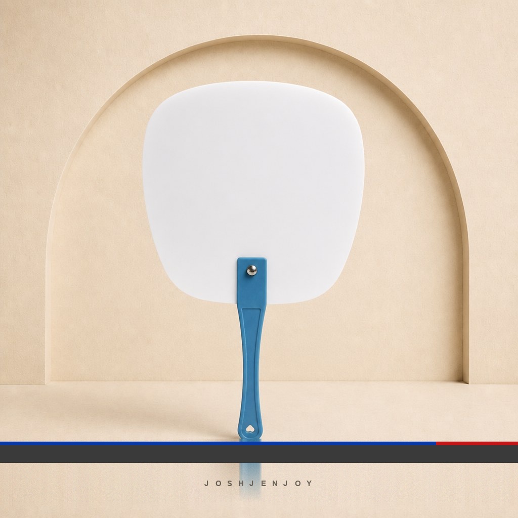 Solid Plastic Hand Fan