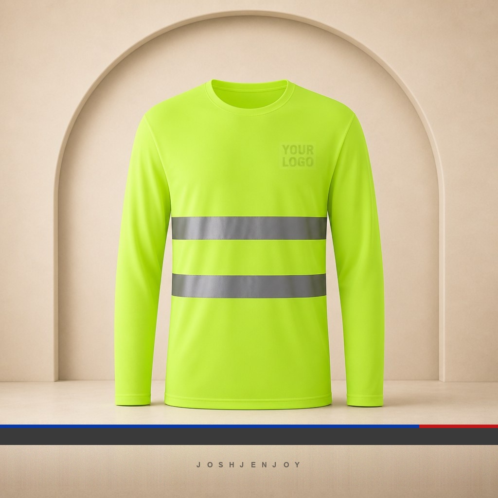 Hi-Vis Reflective Long-Sleeve Shirt