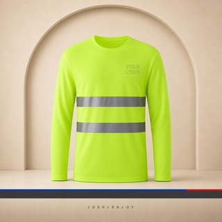 Hi-Vis Reflective Long-Sleeve Shirt