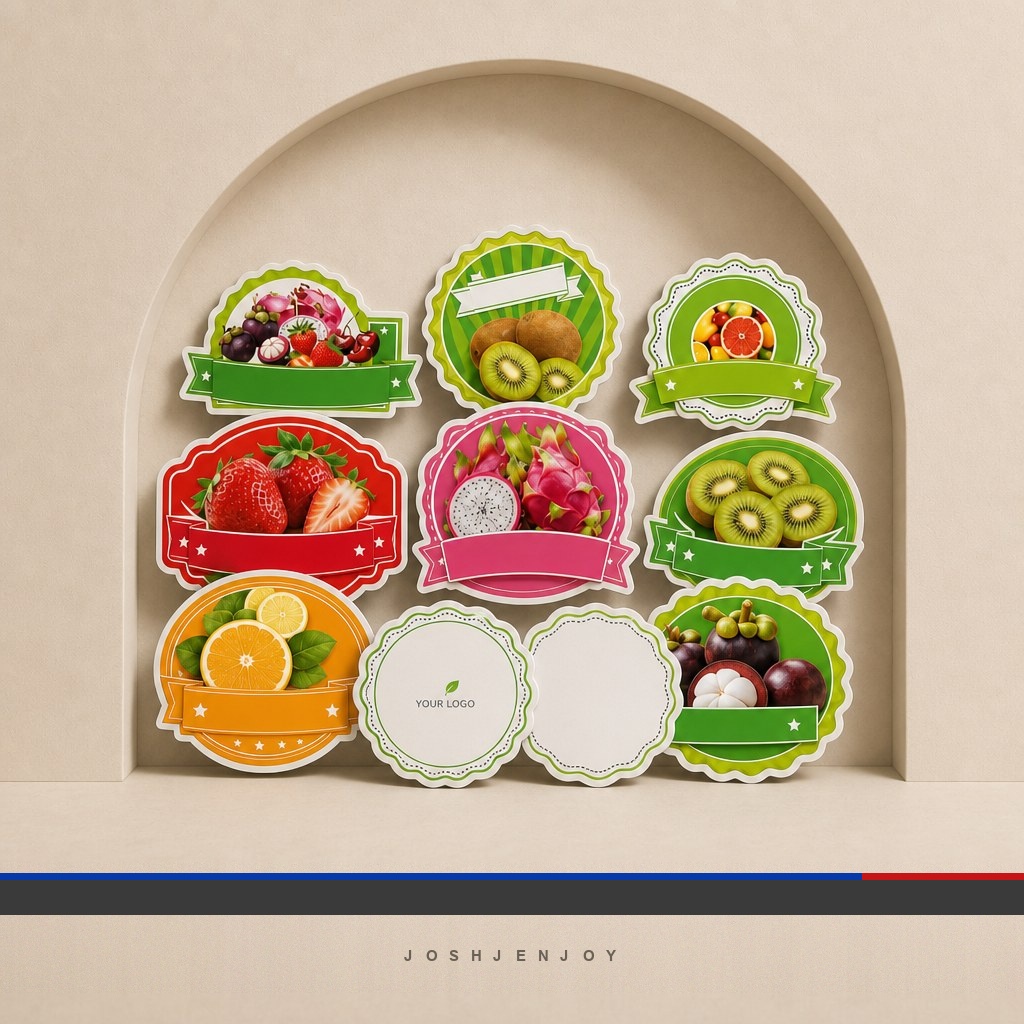 Die-Cut Full-Color Product Labels