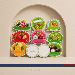 Die-Cut Full-Color Product Labels