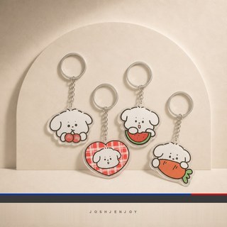 Acrylic Plastic Keychain