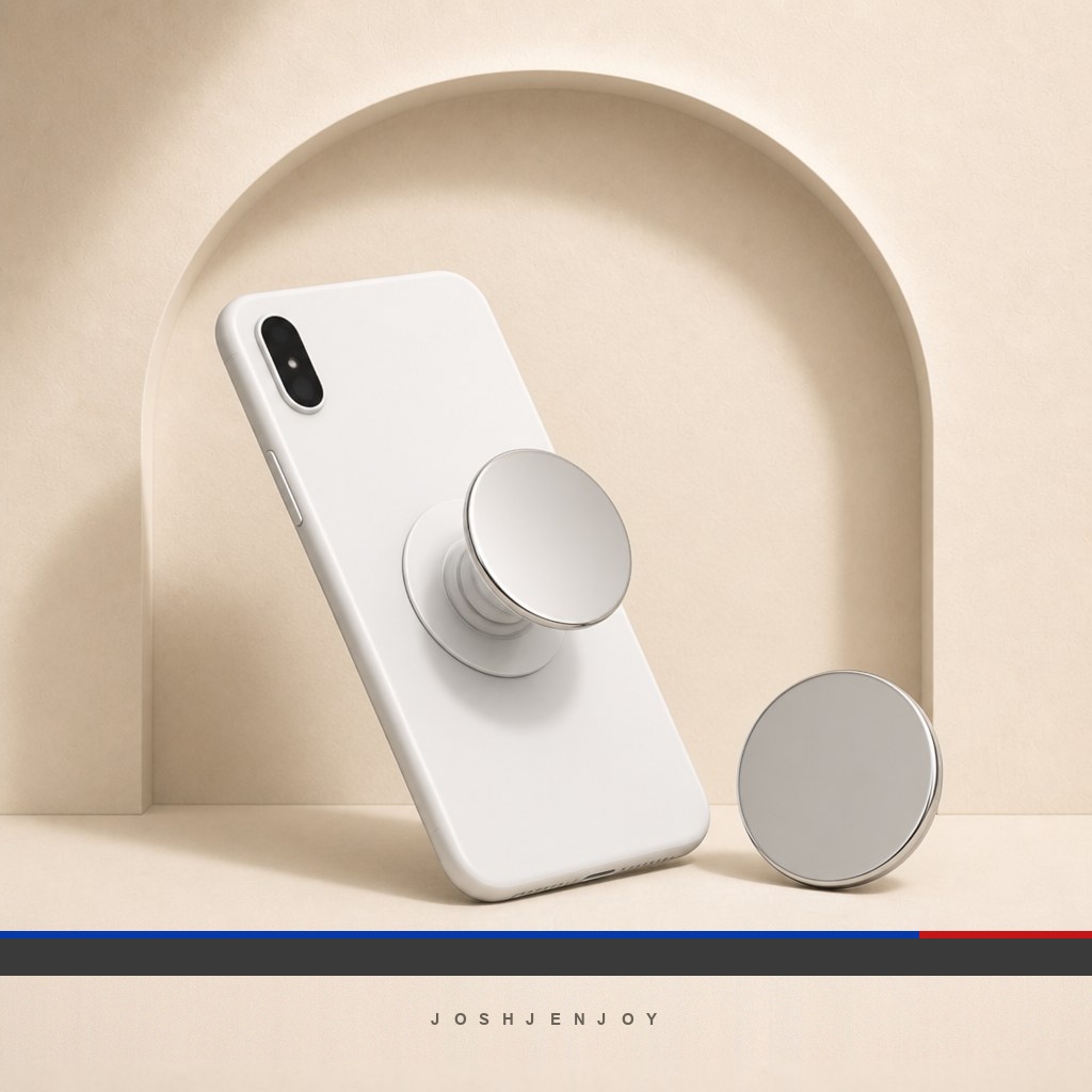 Metallic Pop Socket Phone Grip
