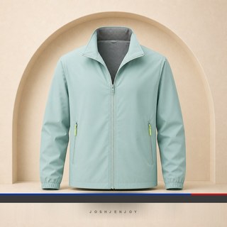 Stand-Collar Lightweight Jacket