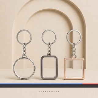 Acrylic Metal Keychain
