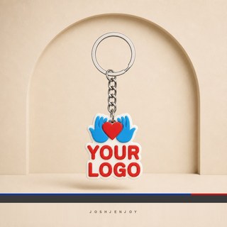 Soft PVC Rubber Keychain