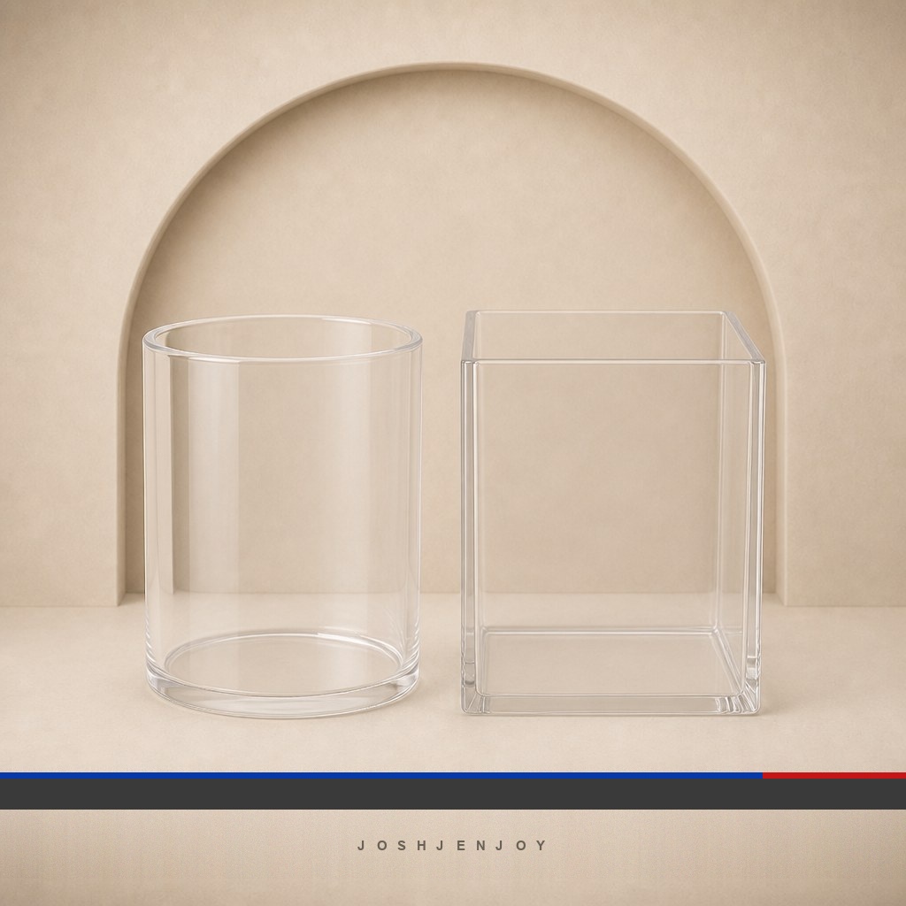 Transparent Acrylic Pen Holder