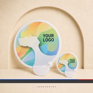 Round Collapsible Pocket Fan