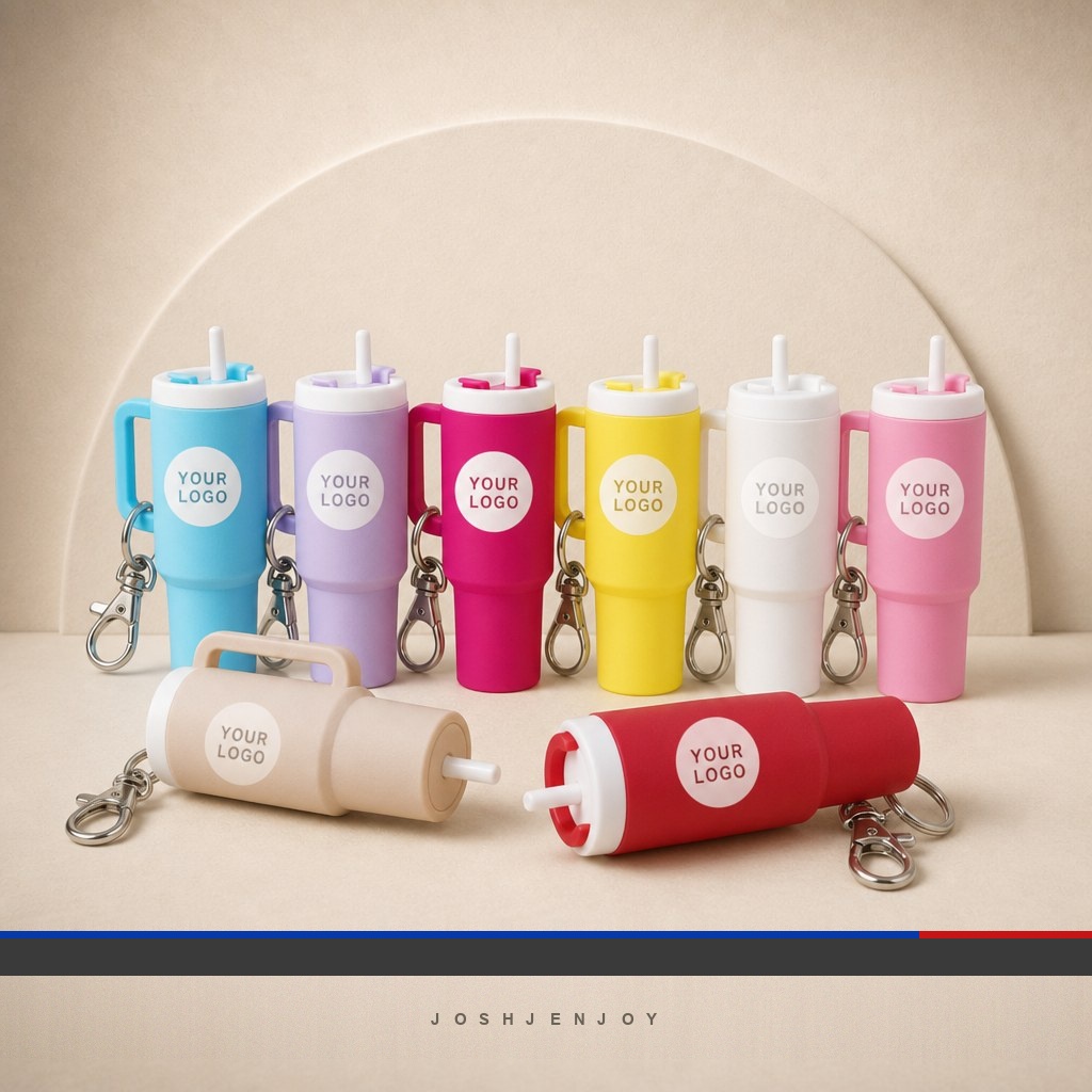 Mini Tumbler Keychain Charm